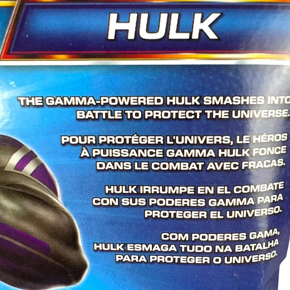 Marvel‎ Avengers Hulk Action Figure Toy with Infinity Gauntlet Accessory NIB